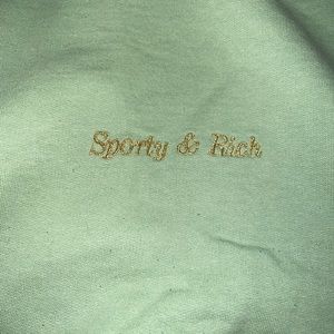 Green sporty & rich sweatshirt